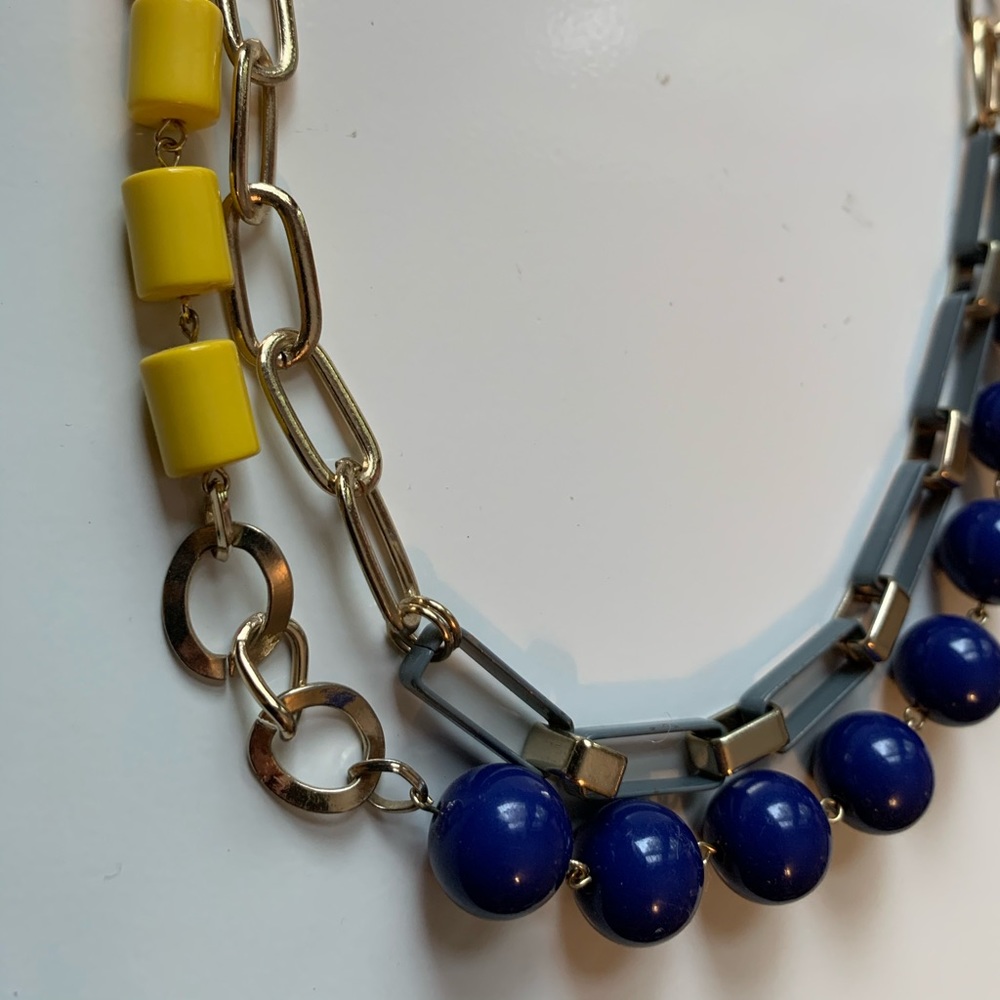 Nordstrom | Beaded + gold metal Necklace